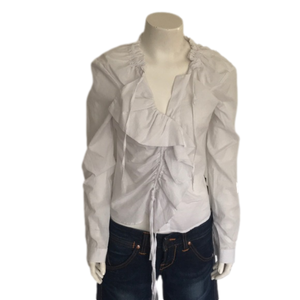 NWOT Groa Ruffled button down blouse